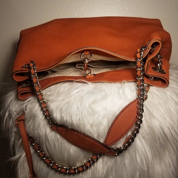 Gucci Soho Large Shoulder Bag in Rust Nubuck Leather - Picture 10 of 16